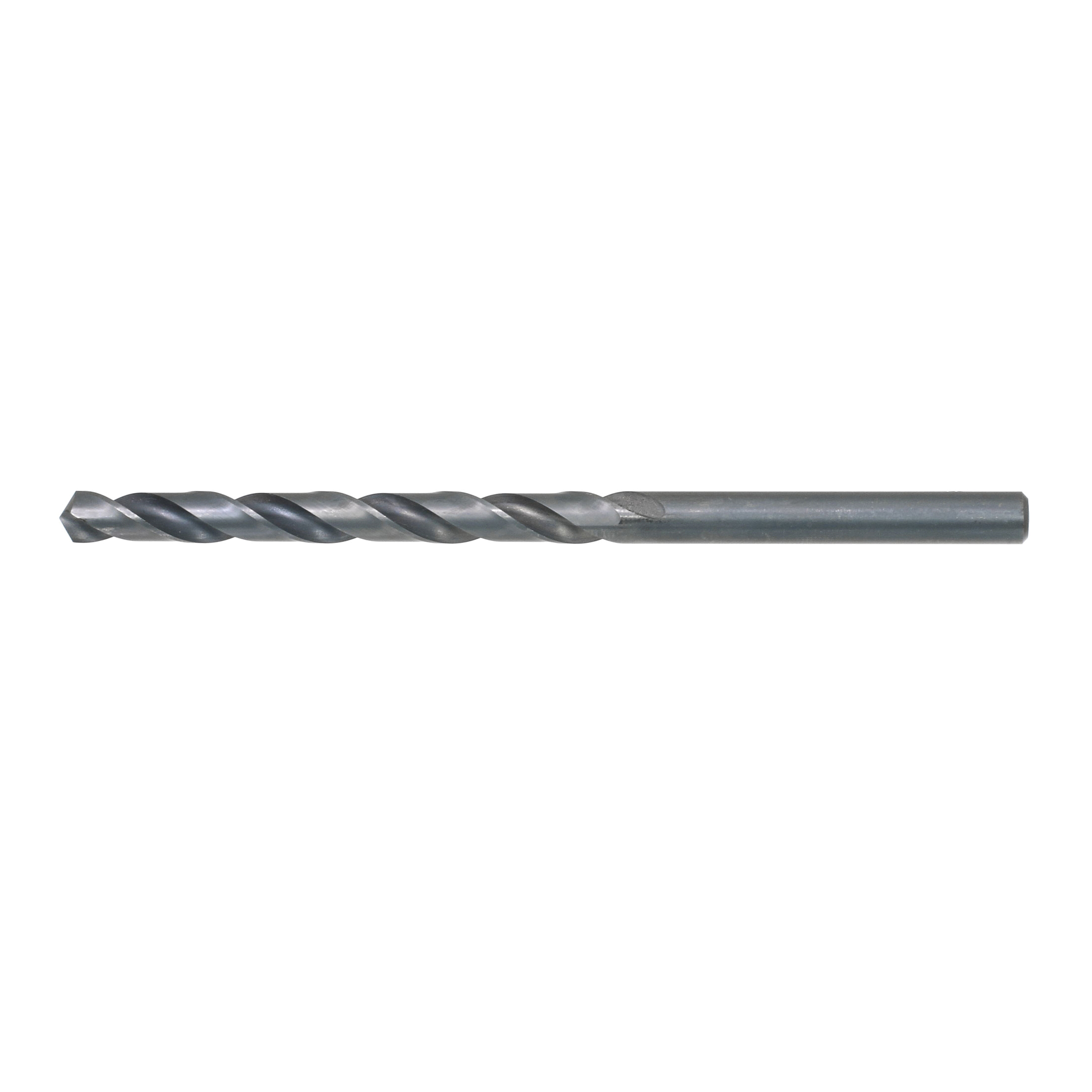 Drillco 900A116 Imperial Taper Length Drill, 1/4 in Drill - Fraction, 0.25 in Drill - Decimal Inch, 6-1/8 in OAL, HSS, Black Oxide - Long Length Drill Bits